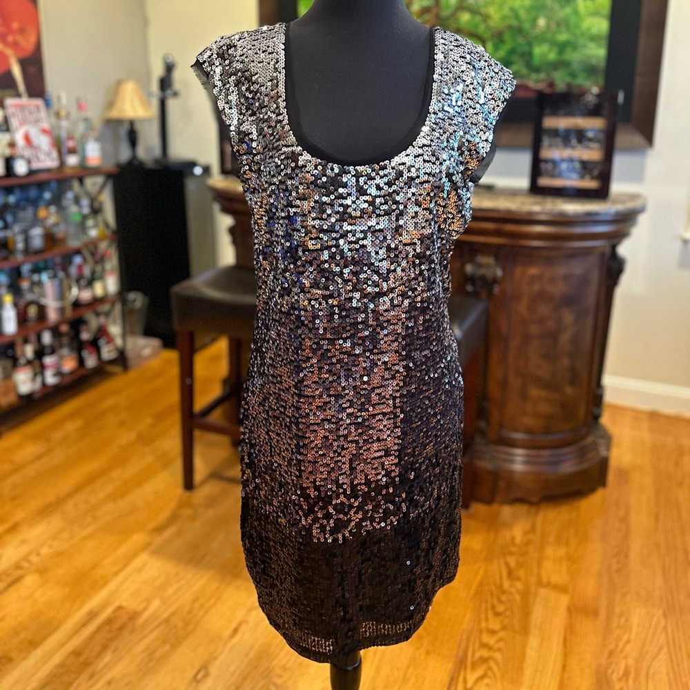 WHBM Ombré Sequin Dress